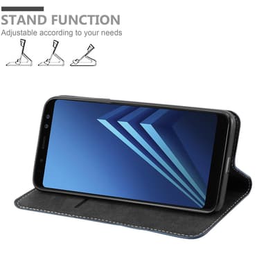 Samsung Galaxy A8 2018 Skal Fodral Case (Blå)
