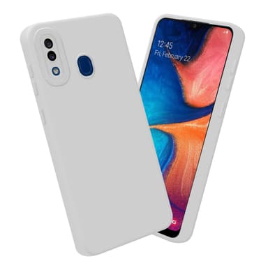 Samsung Galaxy A20 / A30 / M10s Skal Fodral Case (Vit)