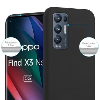 Skal Oppo FIND X3 NEO Fodral Case (Svart)