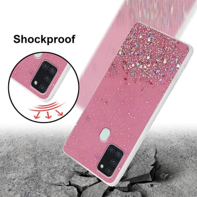 Samsung Galaxy A21s Skal Fodral Case (Rose)