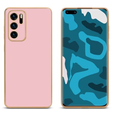 Huawei P40 Skal Fodral Case (Rosa)