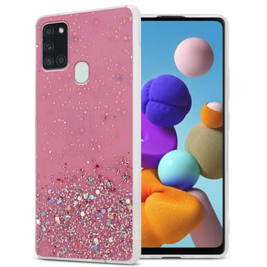 Samsung Galaxy A21s Skal Fodral Case (Rose)