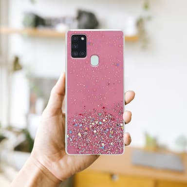 Samsung Galaxy A21s Skal Fodral Case (Rose)