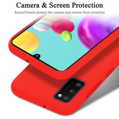 Samsung Galaxy A41 Skal Fodral Case (Röd)