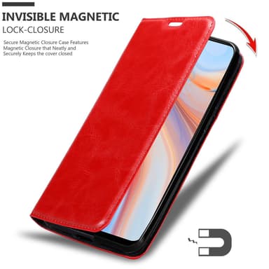 Oppo Reno4 Z Skal Fodral Case (Röd)