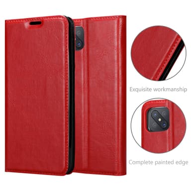 Oppo Reno4 Z Skal Fodral Case (Röd)