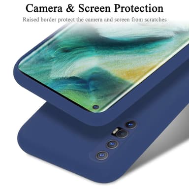 Oppo FIND X2 NEO Skal Fodral Case (Blå)