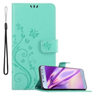 Samsung Galaxy J5 2017 Plånboksfodral Skal (Turkos)