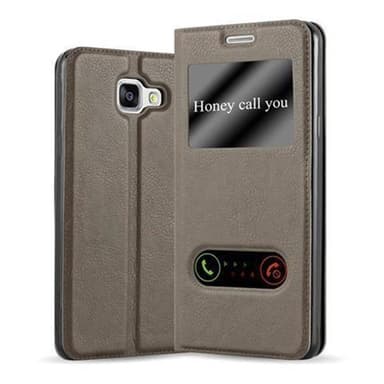 Samsung Galaxy A3 2016 Plånboksfodral Skal (Brun)