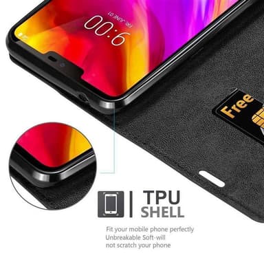 LG G7 ThinQ / FIT / ONE Skal Fodral Case (Svart)