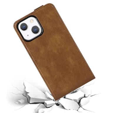 iPhone 13 MINI Flipfodral Skal (Brun)