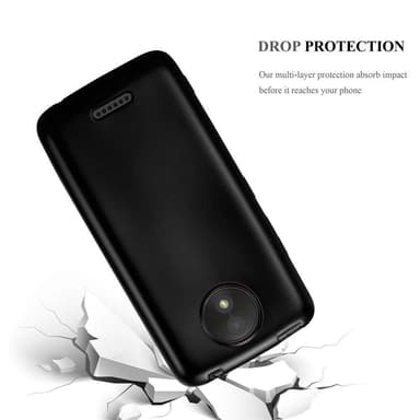 Skal Motorola MOTO C PLUS Fodral Case (Svart)