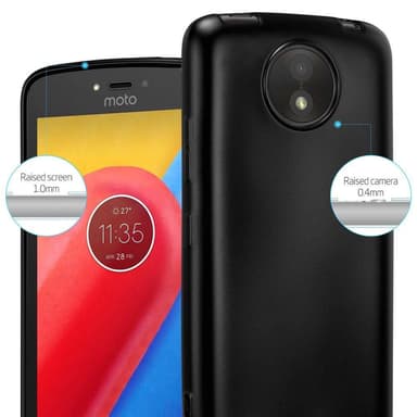 Skal Motorola MOTO C PLUS Fodral Case (Svart)