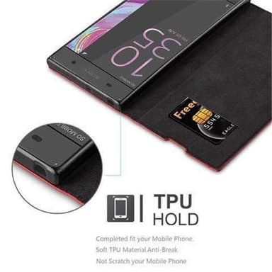 Sony Xperia XA Skal Fodral Case (Röd)