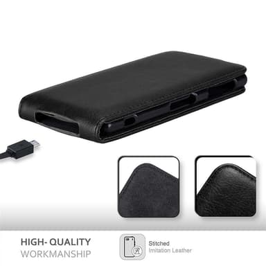 Sony Xperia Z1 Flipfodral Skal (Svart)