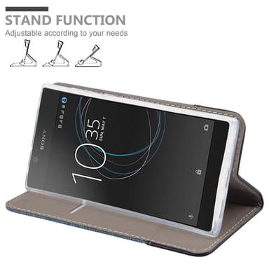 Sony Xperia L1 Plånboksfodral Skal (Blå)