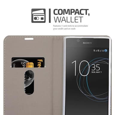 Sony Xperia L1 Plånboksfodral Skal (Blå)