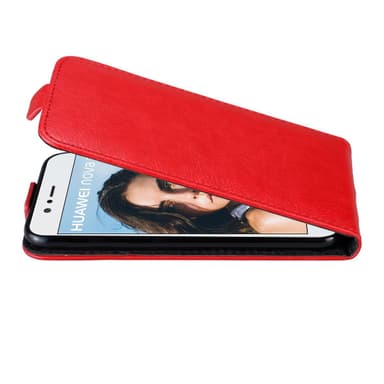 Huawei NOVA 2 Flipfodral Skal (Röd)
