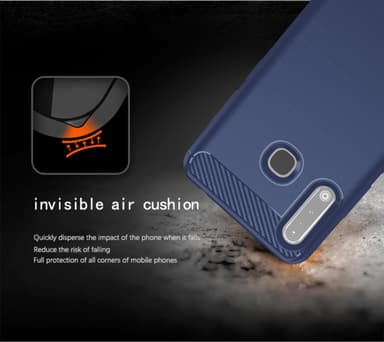 Samsung Galaxy A70e Skal Fodral Case (Blå)