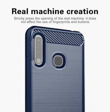 Samsung Galaxy A70e Skal Fodral Case (Blå)