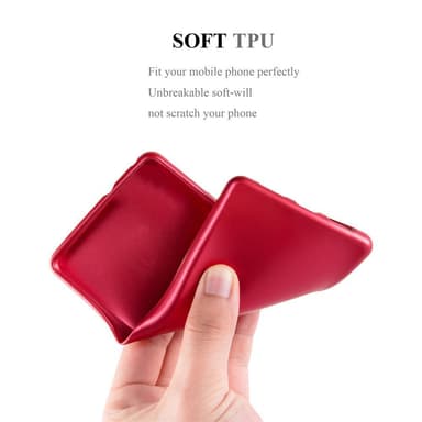 Skal HTC Desire 12 Fodral Case (Röd)