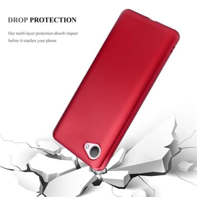 Skal HTC Desire 12 Fodral Case (Röd)