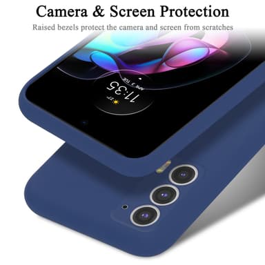 Motorola EDGE 20 Skal Fodral Case (Blå)