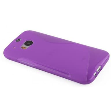 HTC ONE M8 Skal Fodral Case (Lila)