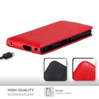 Sony Xperia M2 / M2 AQUA Flipfodral Skal (Röd)