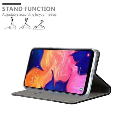 Samsung Galaxy A10 / M10 Plånboksfodral Skal (Grå)