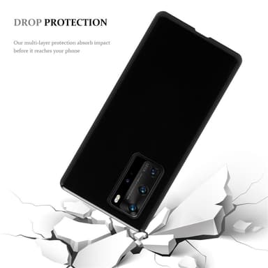 Huawei P40 Skal Fodral Case (Svart)