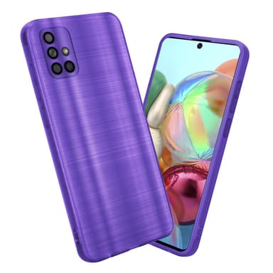 Samsung Galaxy A71 4G Skal Fodral Case (Lila)