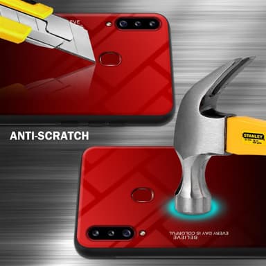 Samsung Galaxy A20s Skal Fodral Case (Svart)