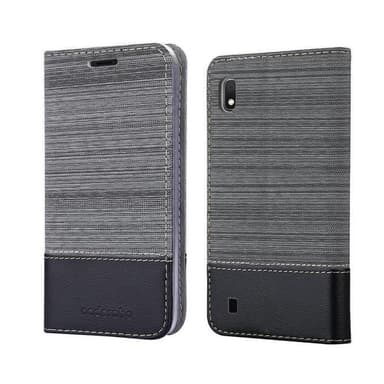 Samsung Galaxy A10 / M10 Plånboksfodral Skal (Grå)