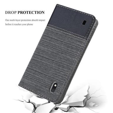 Samsung Galaxy A10 / M10 Plånboksfodral Skal (Grå)