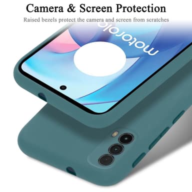 Motorola MOTO E20 / E30 / E40 Skal Fodral Case (Grön)