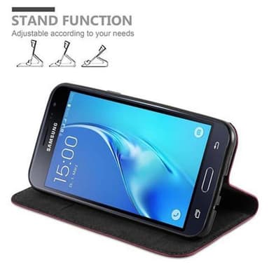 Samsung Galaxy J3 2016 Skal Fodral Case (Röd)