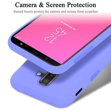 Samsung Galaxy A6 PLUS 2018 Skal Fodral Case (Lila)