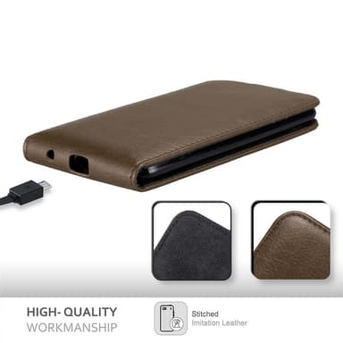 LG K4 2017 Flipfodral Skal (Brun)