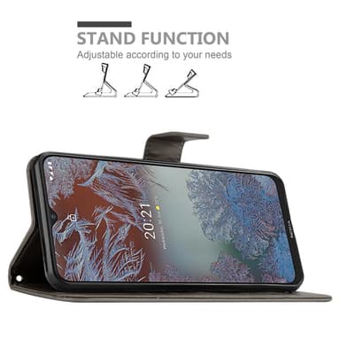 Nokia G10 / G20 Plånboksfodral Skal (Grå)