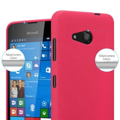 Skal Nokia Lumia 550 Fodral Case (Röd)
