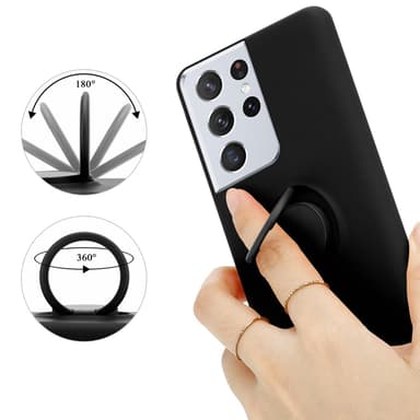 Skal Samsung Galaxy S24 ULTRA Fodral Case (Svart)