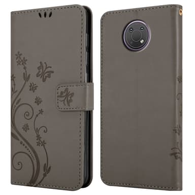 Nokia G10 / G20 Plånboksfodral Skal (Grå)