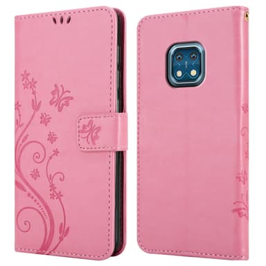 Nokia XR20 Plånboksfodral Skal (Rosa)