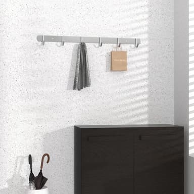 Klädstång Klädkrokar Klädhängare (modell e - 6 krokar)