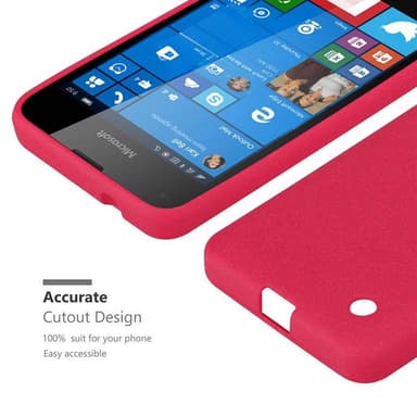 Skal Nokia Lumia 550 Fodral Case (Röd)