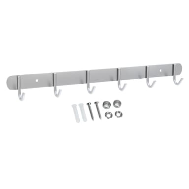 Klädstång Klädkrokar Klädhängare (modell e - 6 krokar)