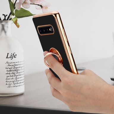 Samsung Galaxy S10 PLUS Skal Fodral Case (Svart)