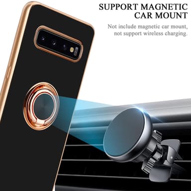 Samsung Galaxy S10 PLUS Skal Fodral Case (Svart)