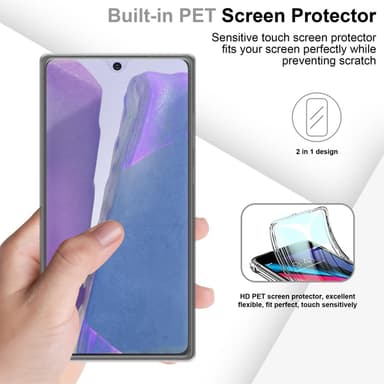Skal Samsung Galaxy NOTE 20 Fodral Case (Transparent)